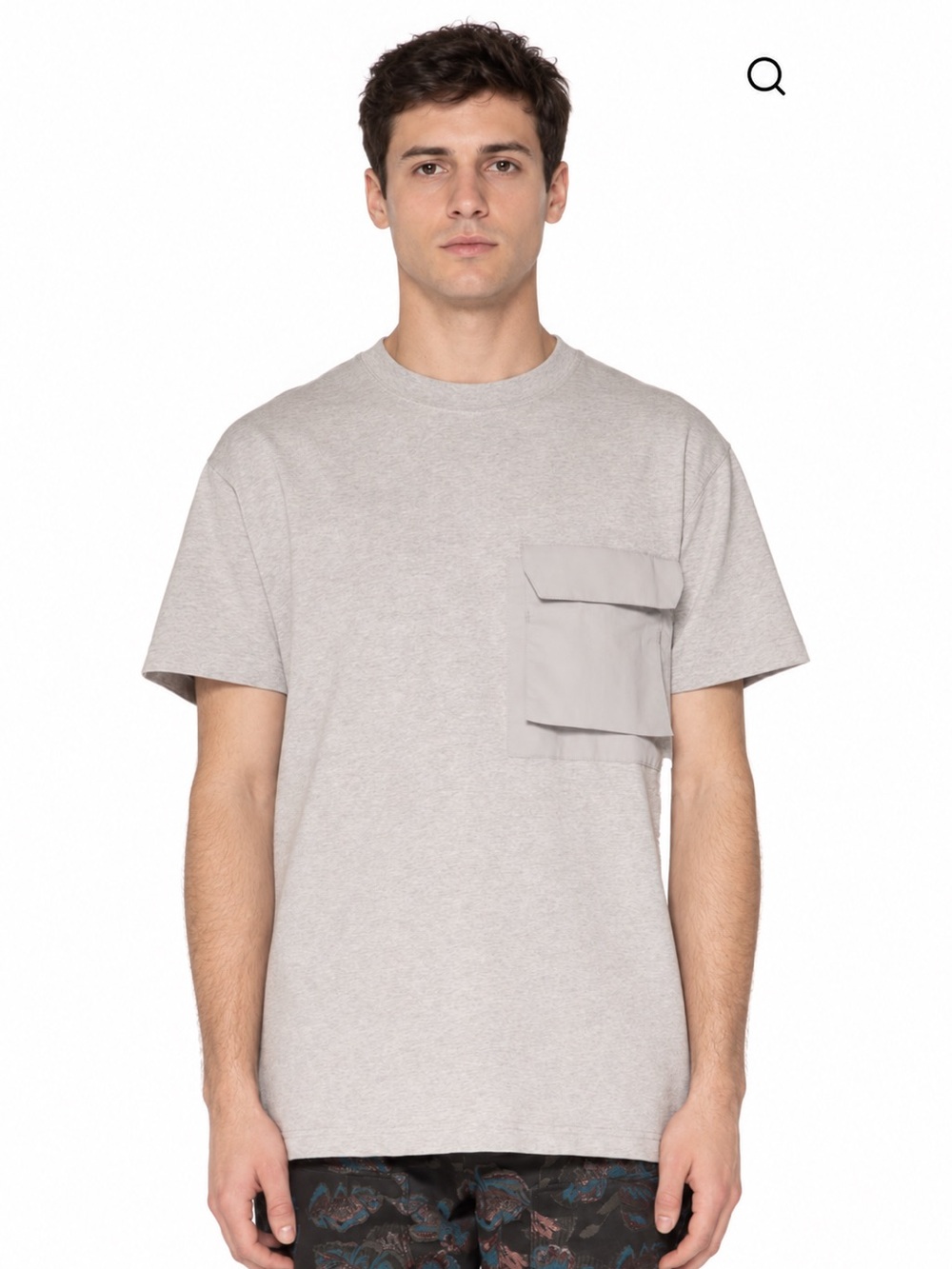 Soulland Light Grey Short Sleeve Pocket Tee NWT